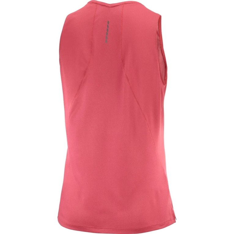 Pink Salomon Sense Aero Women's Tanks | IE EH7590